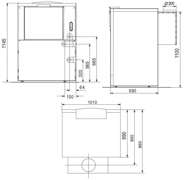 Vaillant atmoCRAFT VK INT 854/9, Напольный газовый чугунный котёл Вайлант