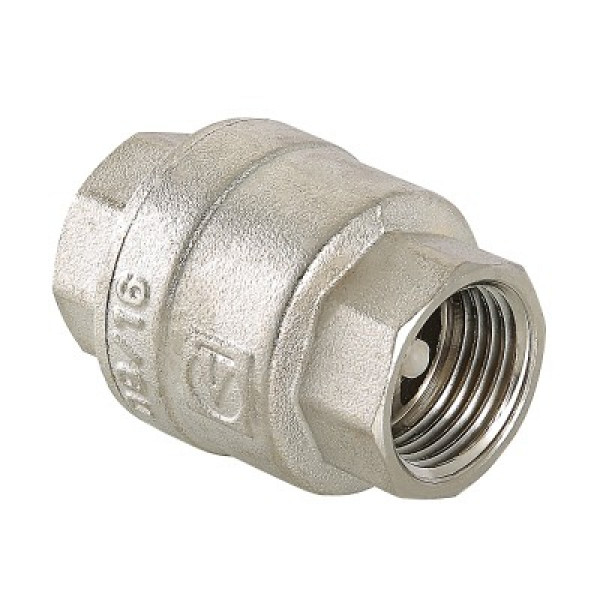 Валтек VT.161.N 1 1/2" обратный клапан никелированный, Valtec