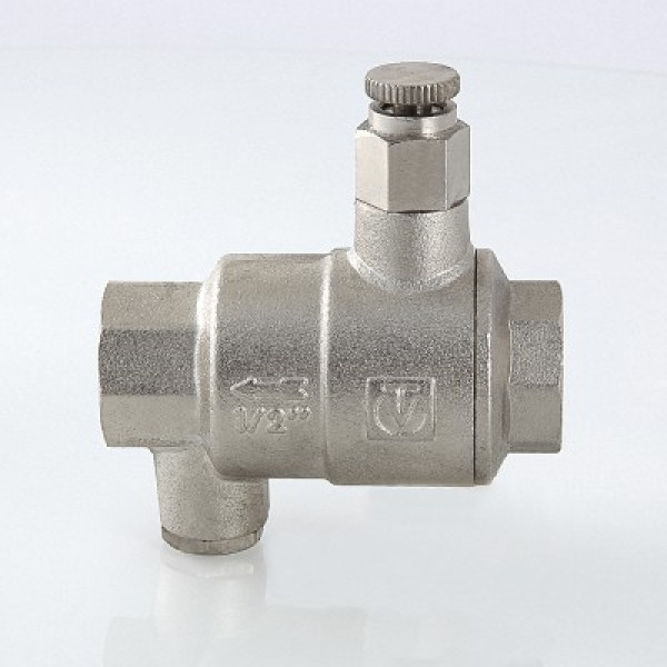 Валтек VT.171.N 1 1/4" обратный клапан с дренажем и воздухоотводчиком, Valtec
