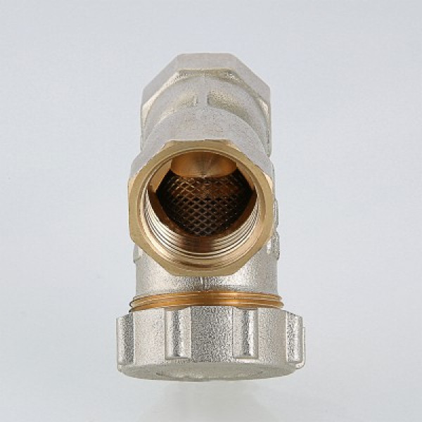 Валтек VT.193.N 3/4" фильтр механической очистки косой c заглушкой, Valtec