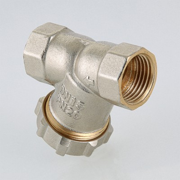Валтек VT.193.N 1/2" фильтр механической очистки косой c заглушкой, Valtec