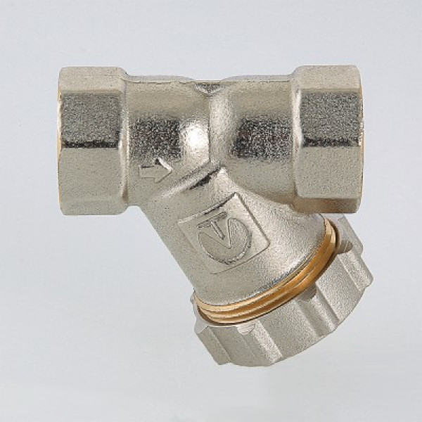 Валтек VT.193.N 3/4" фильтр механической очистки косой c заглушкой, Valtec