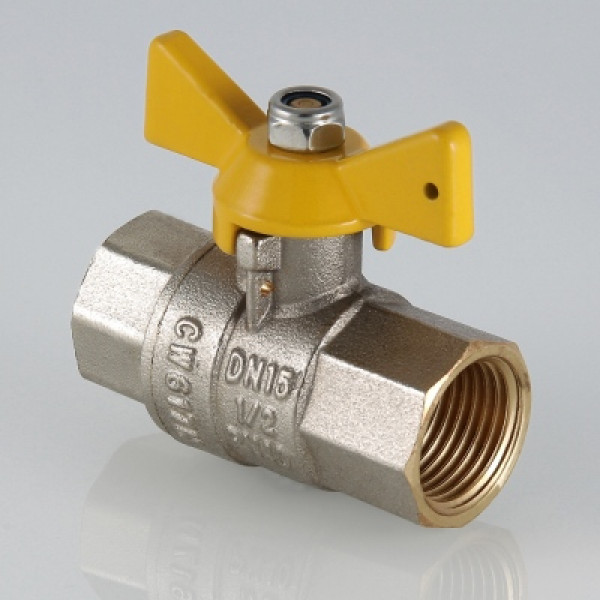 Кран шаровой для газа Валтек Valgas VT.277.N, Ду 20, Valtec