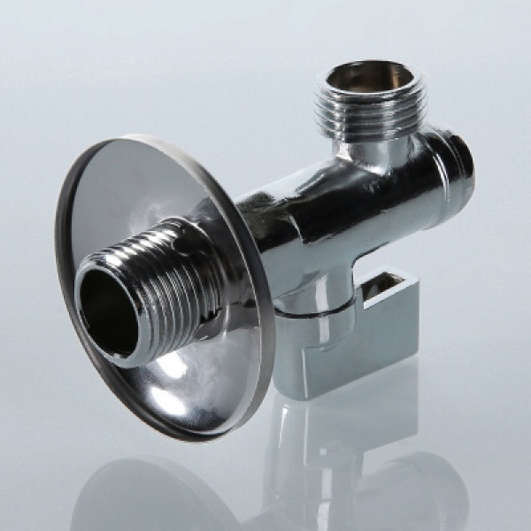 Бытовой шаровой кран Валтек VT.282.N 1/2" х 3/4" угловой с фильтром, Valtec