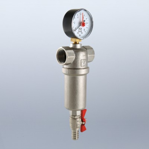 Валтек VT.389.N 3/4" фильтр механической очистки промывной каскадный, Valtec