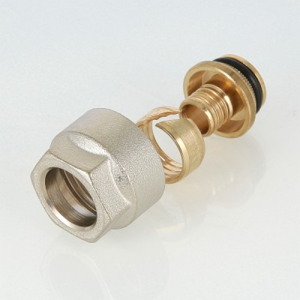 Валтек VT.4410.NE фитинг коллекторный для пластиковой трубы, 20 (2,0) мм x 3/4", Valtec