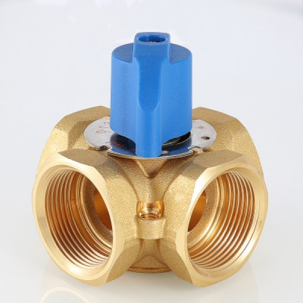 Валтек VT.MIX04.G 3/4" четырехходовой смесительный клапан, Valtec