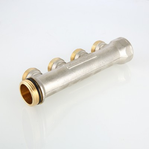Коллектор Валтек VTc.500.NE, 1", 3 х 3/4", наруж. резьба под евроконус, Valtec