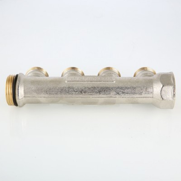 Коллектор Валтек VTc.500.NE, 1", 3 х 3/4", наруж. резьба под евроконус, Valtec