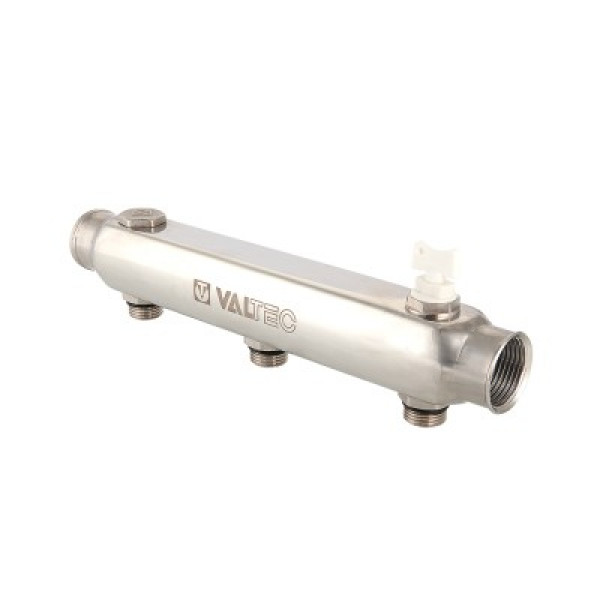 Коллектор Валтек VTc.510.SS, 1 1/2", 3 x 3/4", Valtec