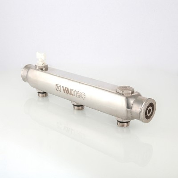 Коллектор Валтек VTc.510.SS, 1 1/2", 3 x 3/4", Valtec