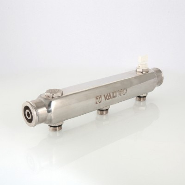 Коллектор Валтек VTc.510.SS, 1 1/2", 3 x 3/4", Valtec