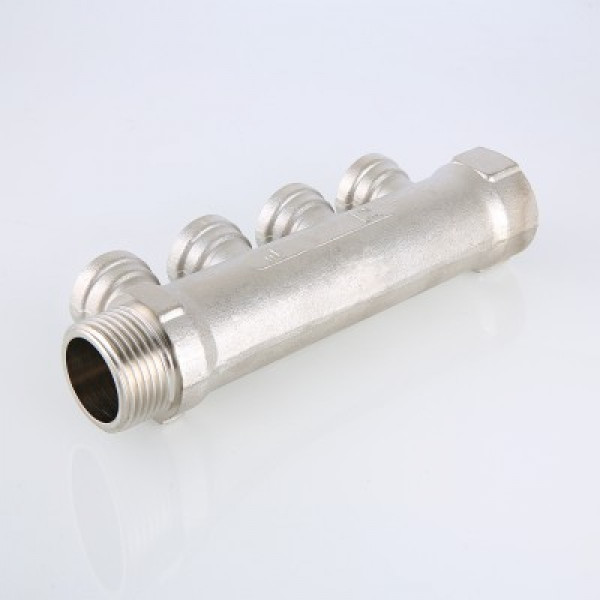 Коллектор Валтек VTc.550.N, 1", 4 х 1/2", Valtec