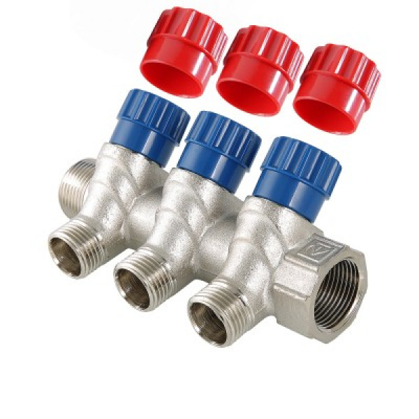 Коллектор Валтек VTc.560.N, 3/4", 4 х 1/2", Valtec