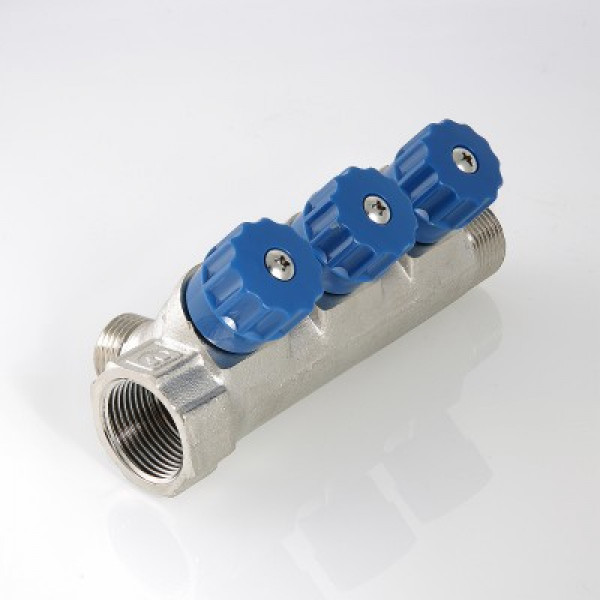 Коллектор Валтек VTc.560.N, 1", 3 х 1/2", Valtec