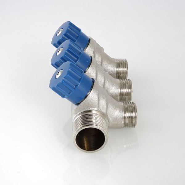Коллектор Валтек VTc.560.N, 1", 3 х 1/2", Valtec