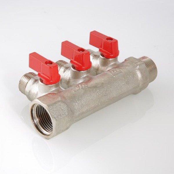 Коллектор Валтек VTc.580.N, 1", 3 х 1/2", Valtec