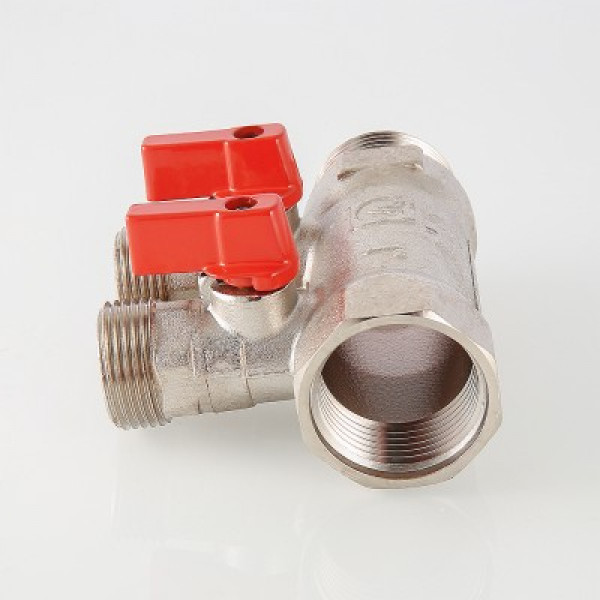 Коллектор Валтек VTc.580.NE, 1", 2 х 3/4", евроконус, Valtec