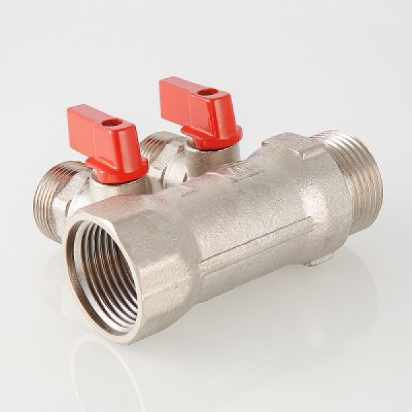 Коллектор Валтек VTc.580.NE, 1", 2 х 3/4", евроконус, Valtec
