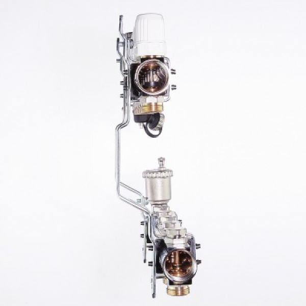 Коллекторный блок Валтек VTc.594.EMNX, 1", 4 x 3/4", Valtec