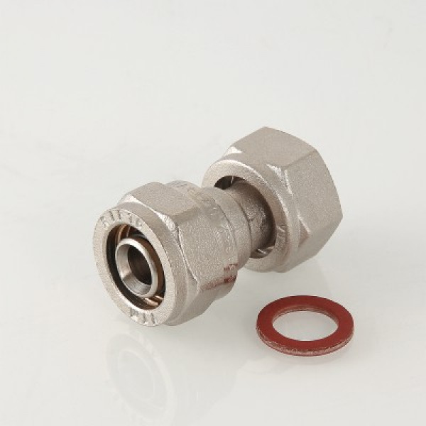 Валтек VTm.322.N фитинг обжимной с накидной гайкой, Valtec