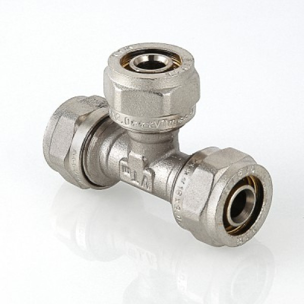 Валтек VTm.331.N фитинг обжимной – тройник, 16 х 20 х 16 мм, Valtec