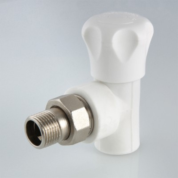 Валтек VTp.718.V клапан радиаторный полипропиленовый угловой, 1/2", Valtec