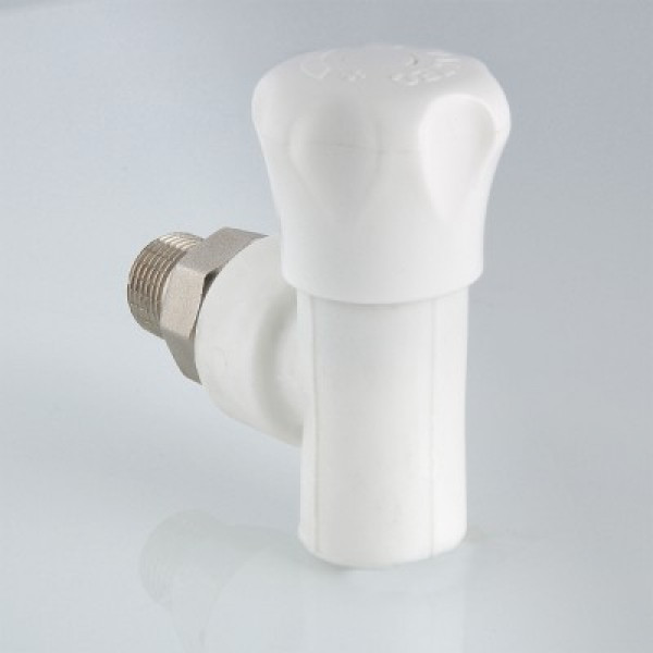 Валтек VTp.718.V клапан радиаторный полипропиленовый угловой, 1/2", Valtec