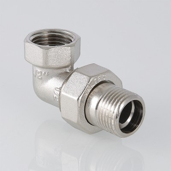 Валтек фитинг резьбовой–сгон угловой разъемный VTr.098.N, 1 1/4", Valtec