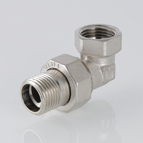 Валтек фитинг резьбовой–сгон угловой разъемный VTr.098.N, 1", Valtec