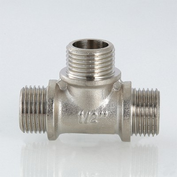 Валтек фитинг резьбовой–тройник с наружной резьбой VTr.131.N, 3/4", Valtec