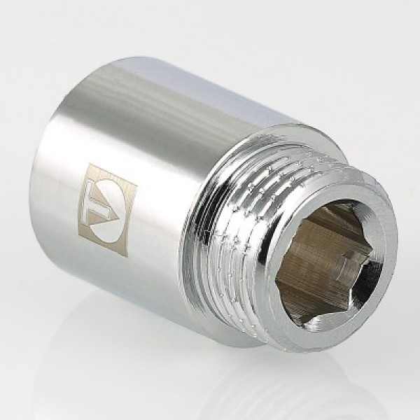 Валтек фитинг резьбовой–удлинитель хромированный VTr.198.C, 1/2х40, Valtec