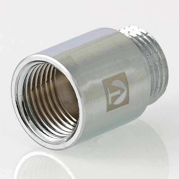 Валтек фитинг резьбовой–удлинитель хромированный VTr.198.C, 1/2х80, Valtec