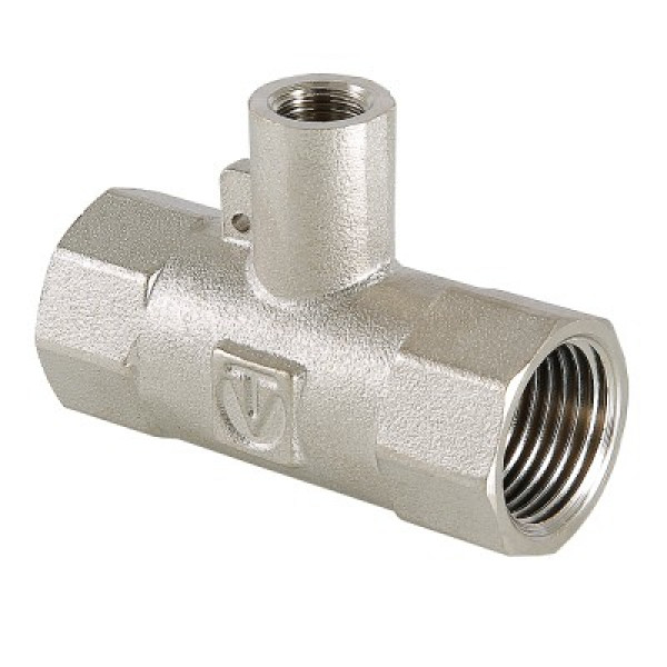 Валтек тройник для подключения датчика температуры VTr.250.N, 1/2" х M10 х 1/2", Valtec