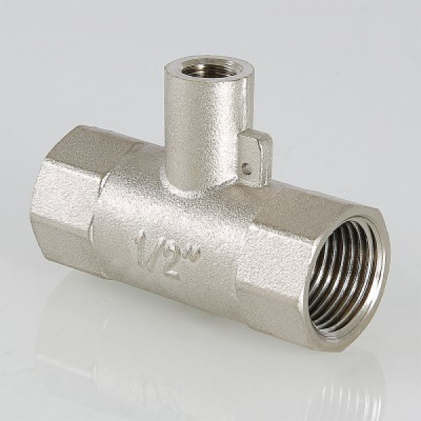 Валтек тройник для подключения датчика температуры VTr.250.N, 1/2" х M10 х 1/2", Valtec