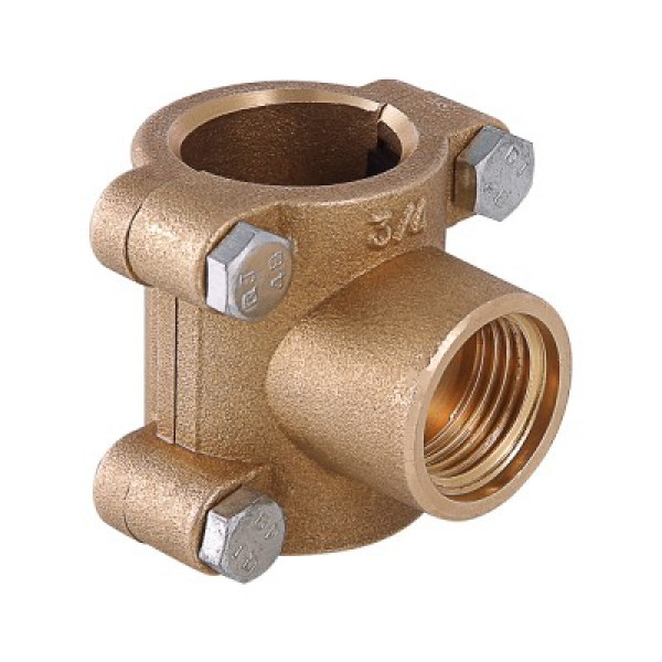 Валтек VTr.755.G ремонтная обойма-тройник, 1/2" х 1/2" х 1/2", Valtec