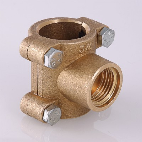 Валтек VTr.755.G ремонтная обойма-тройник, 1/2" х 1/2" х 1/2", Valtec