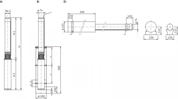 TWU 3-0130-Plug&Pump/FC Wilo, скважинный насос Вило