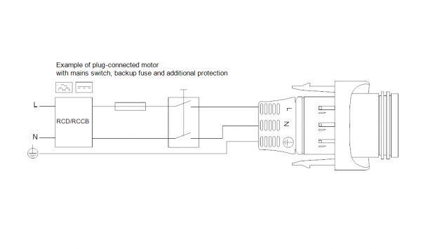 Схема подключений циркуляционного сдвоенного насоса Grundfos MAGNA1 D 32-40
