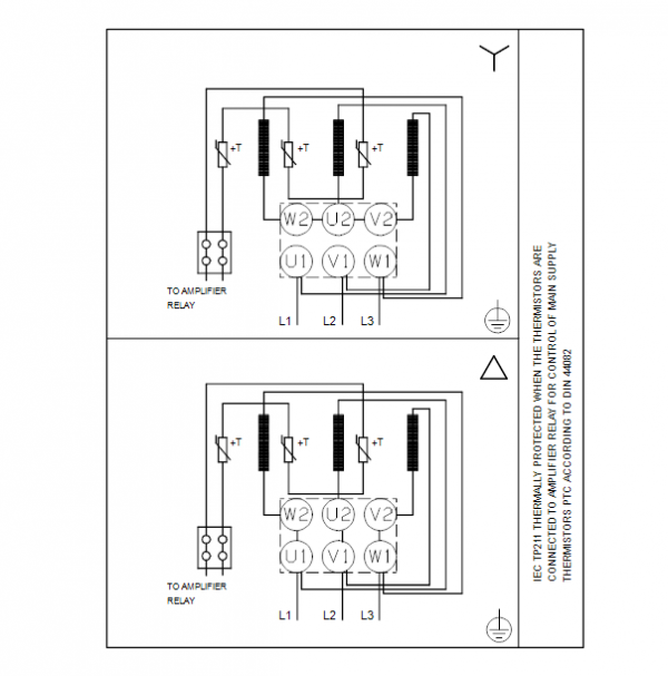 Схема подключения консольно-моноблочного насоса Grundfos NB 250-400/289 BQQE