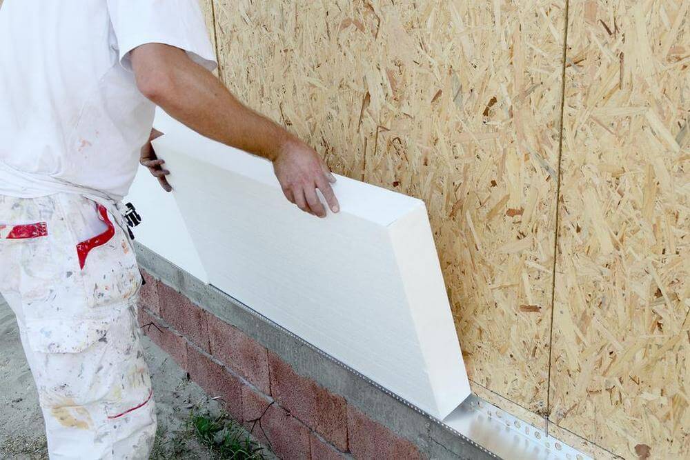 Некоторые советы выполнения утепления стен экструдированными пенополистирольными плитами